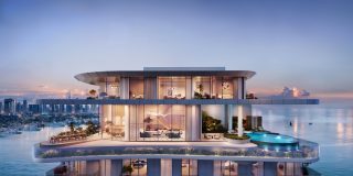 luxury penthouse with ocean pool terrace